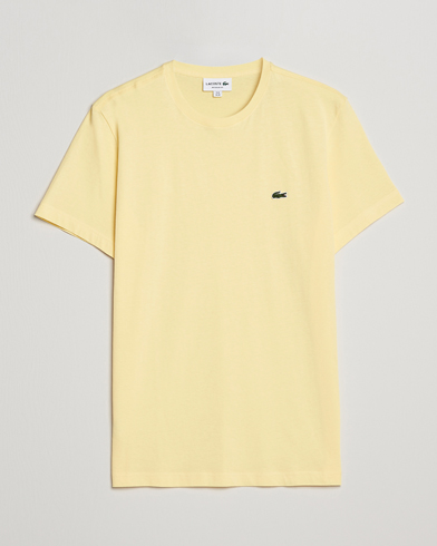 Herre | T-Shirts | Lacoste | Crew Neck Tee Yellow
