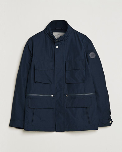 Herre | Field jackets | Woolrich | Cruiser Eco Field Jacket Melton Blue