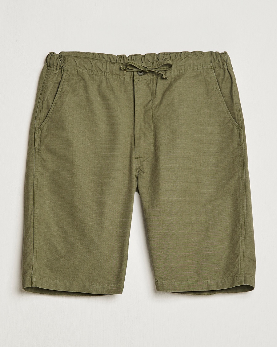 Herre | Drawstringshorts | orSlow | New Yorker Shorts Army Green