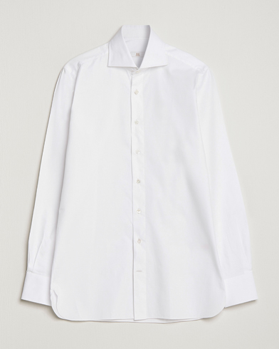 Herre | Businesskjorter | 100Hands | Gold Line Cotton Twill Cut Away Shirt White