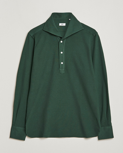 Herre |  | 100Hands | Signature One Piece Jersey Polo Emerald Green