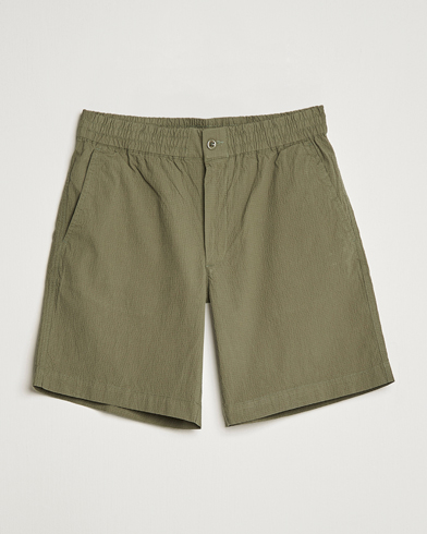 Herre | Shorts | GANT | Seersucker Drawstring Shorts Racing Green