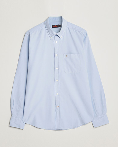Herre | Fløjlsskjorter | Morris | Summer Corduroy Shirt Light Blue