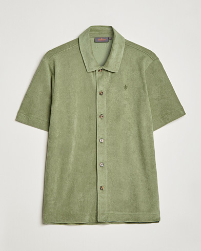 Herre | Terry | Morris | Hunter Terry Short Sleeve Shirt Sage Green