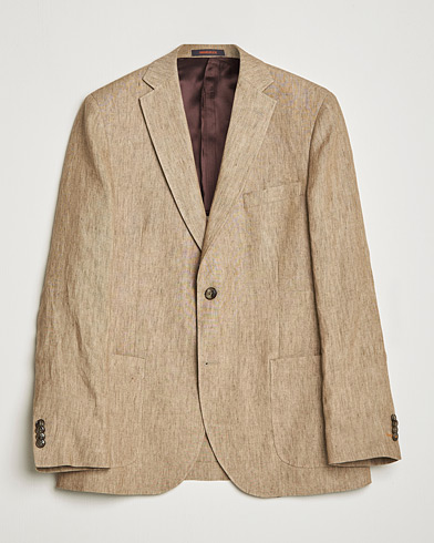 Herre | Blazere & jakker | Morris | Archie Linen Suit Blazer Khaki