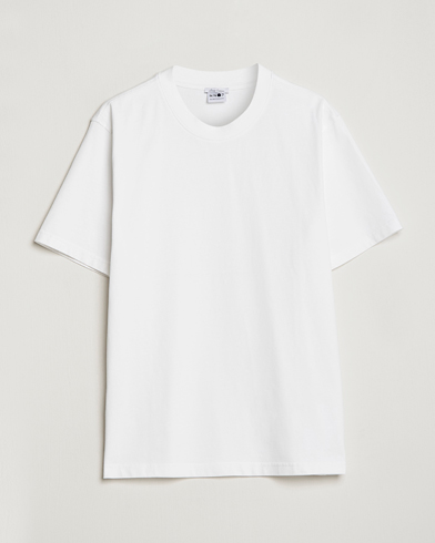 Herre | Hvide t-shirts | NN07 | Adam Pima Crew Neck T-Shirt White