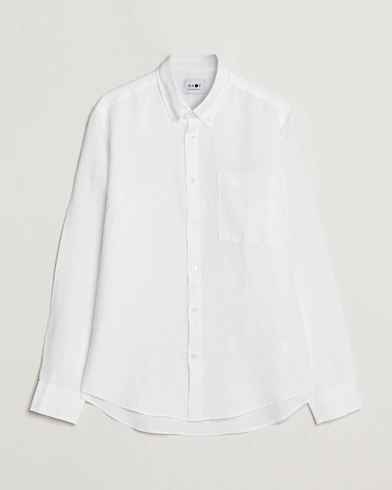 Herre |  | NN07 | Arne Linen Shirt White
