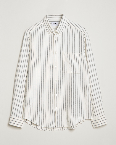 Herre | The linen lifestyle | NN07 | Arne Linen Striped Shirt Navy/White