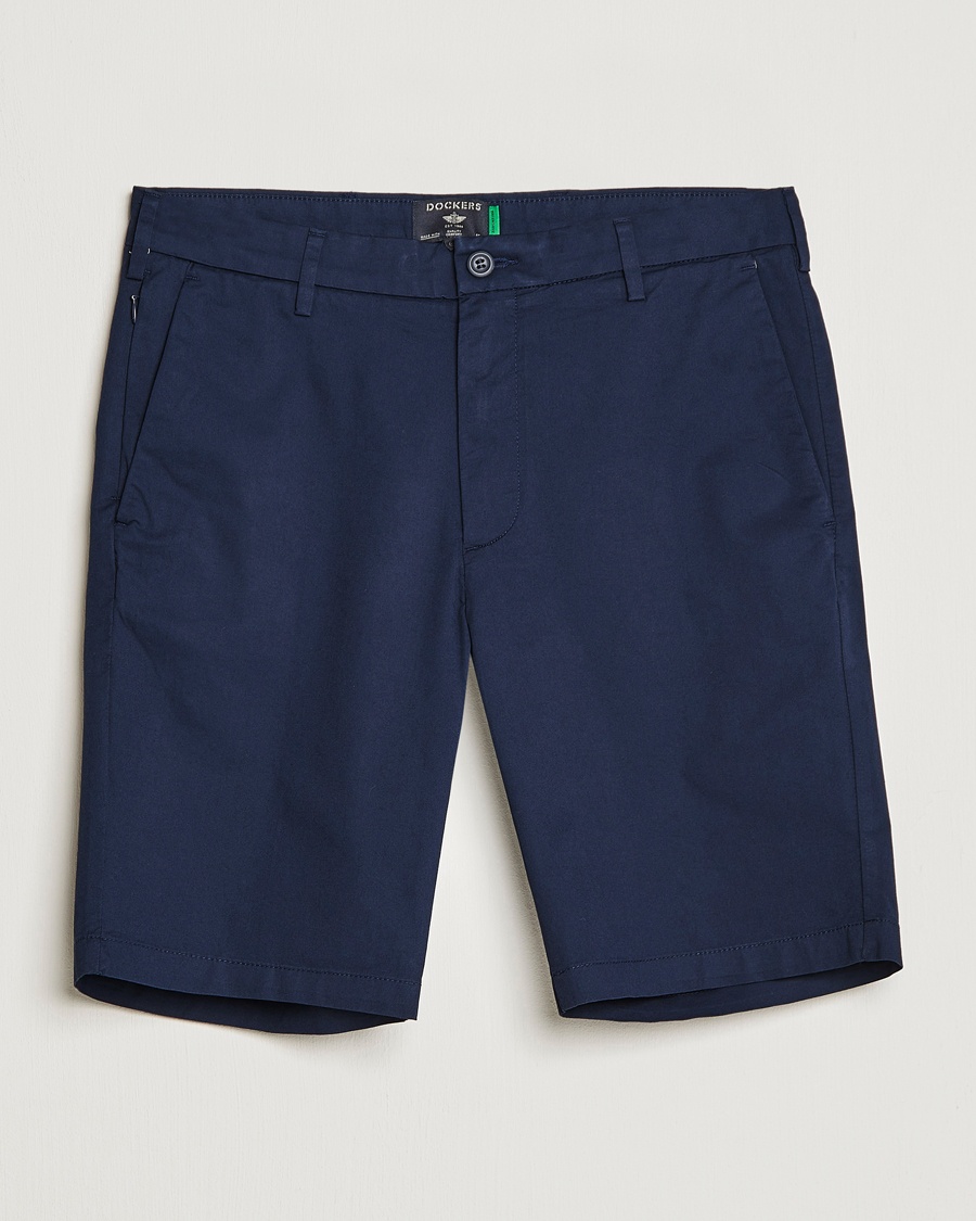 Dockers Cotton Stretch Twill Chino Shorts Navy Blazer – Blå