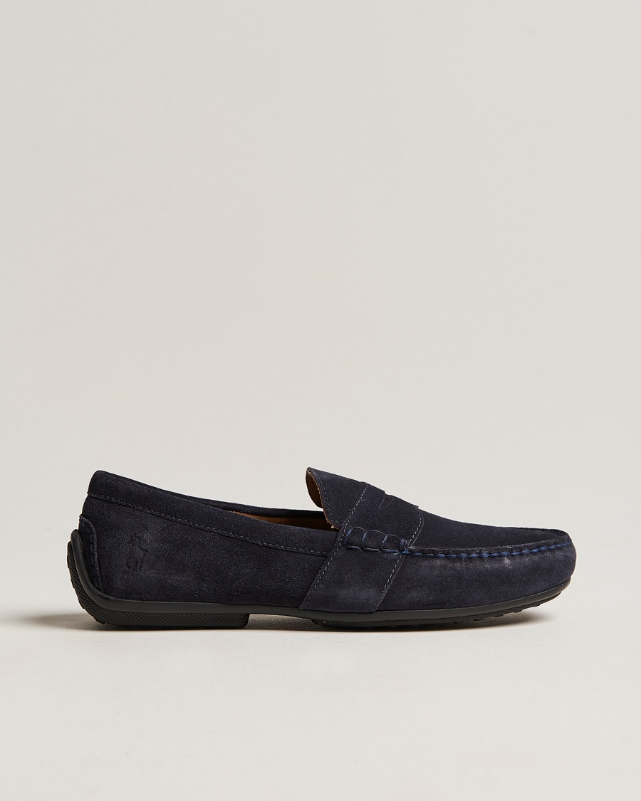 Polo Ralph Lauren Reynold Suede Driving Loafer Hunter Navy – Blå