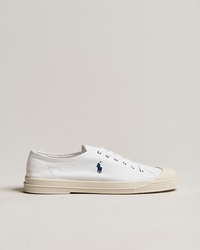 Herre |  | Polo Ralph Lauren | Paloma Canvas Sneaker White/Navy