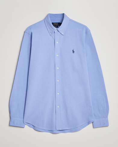 Herre | World of Ralph Lauren | Polo Ralph Lauren | Featherweight Mesh Shirt Lafayette Blue