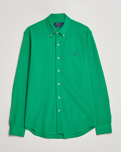 Herre | Poloskjorter | Polo Ralph Lauren | Featherweight Mesh Shirt Optic Green