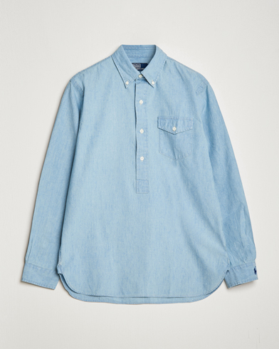 Herre | Denimskjorter | Polo Ralph Lauren | Chambray Popover Shirt Light Indigo