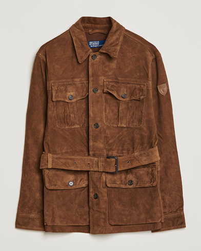 Herre | Field jackets | Polo Ralph Lauren | Safari Suede Field Jacket Smith Brown