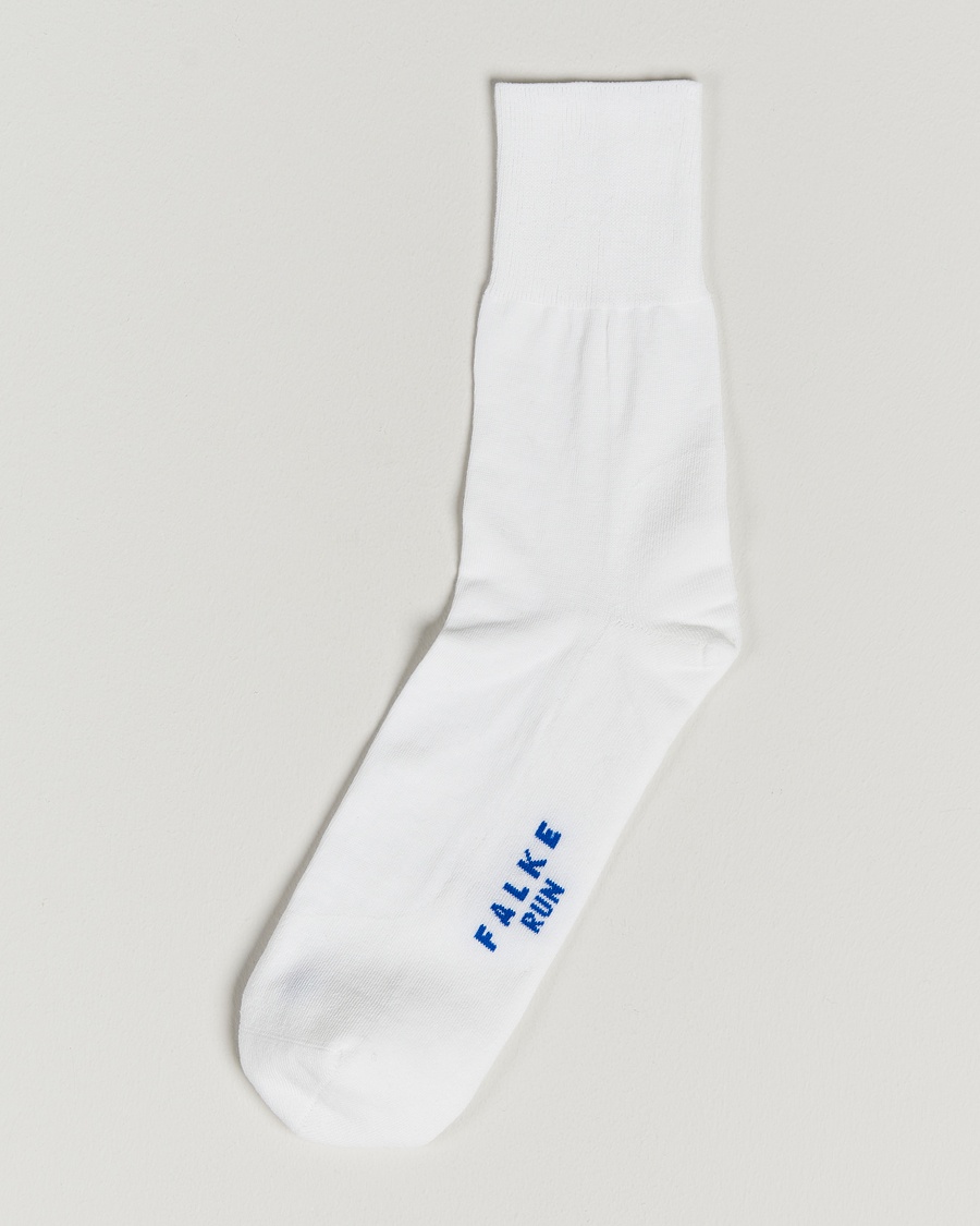 Falke Run Cushioned Sport Sock White – Hvid