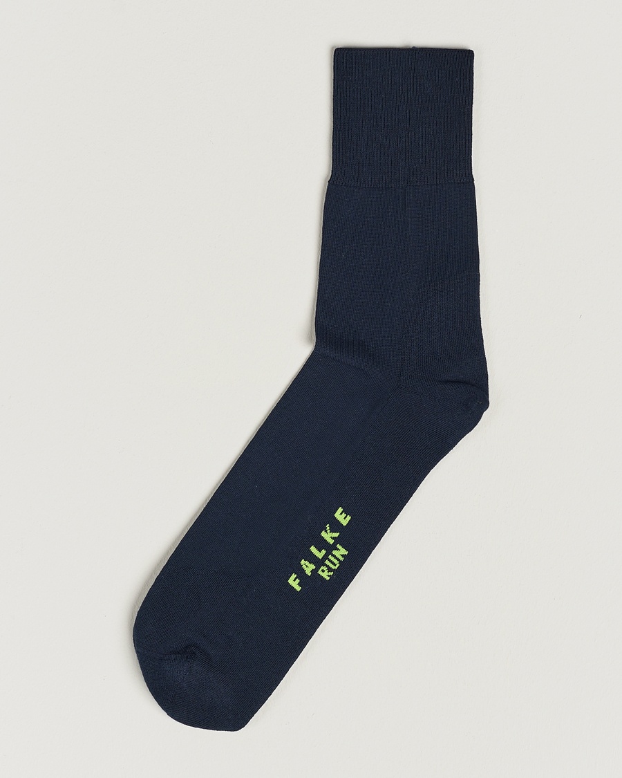 Herre | Falke | Falke | Run Cushioned Sport Sock Marine