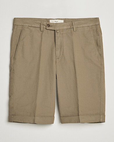 Herre | Italian Department | Briglia 1949 | Linen/Cotton Shorts Olive