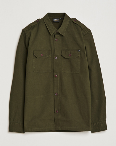 Herre | An overshirt occasion | Barbour International | Abbe Cotton Overshirt Forrest Green