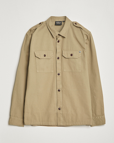 Herre | Shirt Jackets | Barbour International | Abbe Cotton Overshirt Herb Khaki