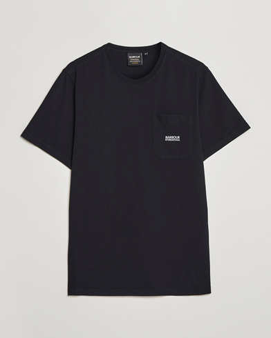 Herre | Sorte t-shirts | Barbour International | Radok Pocket Crew Neck T-Shirt Black