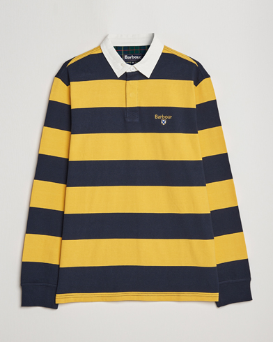 Herre |  | Barbour Lifestyle | Hollywell Striped Rugby Navy/Yellow