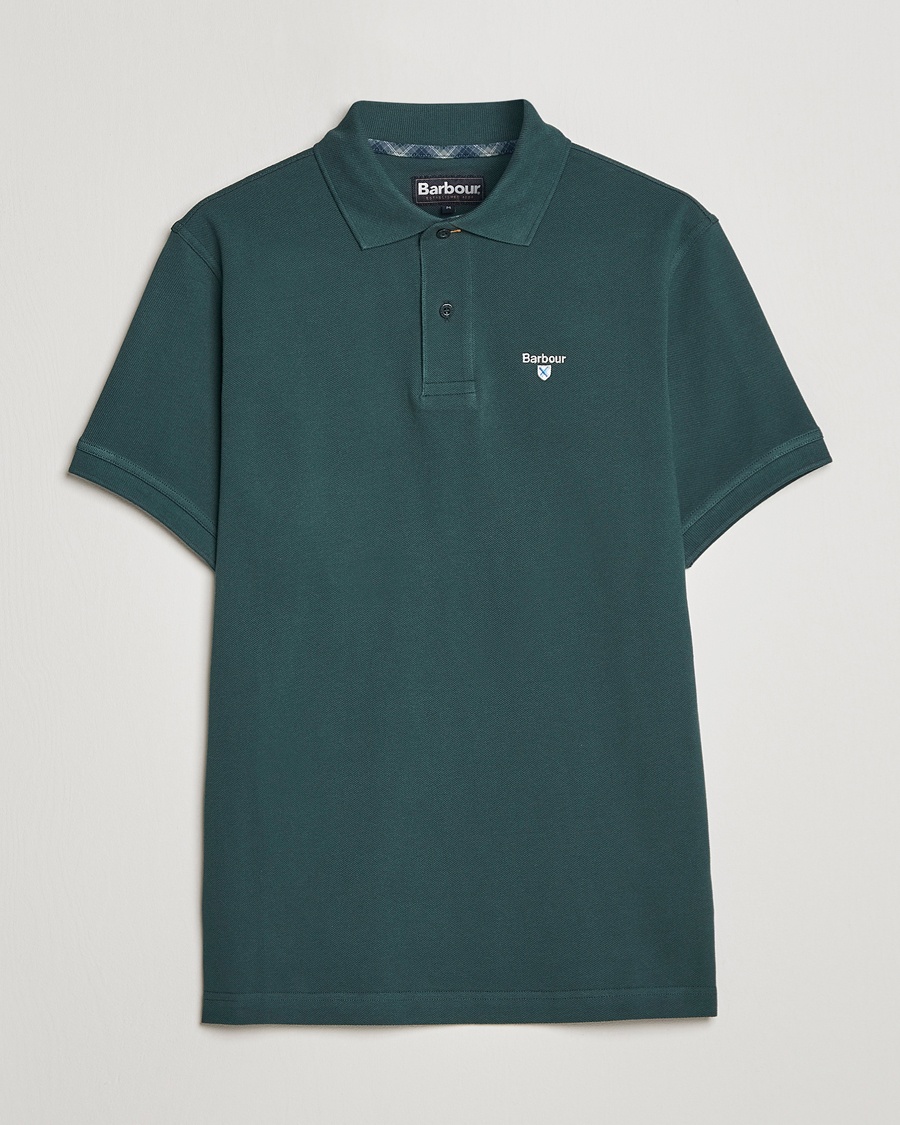 Barbour Lifestyle Tartan Pique Polo Green Gables – Grøn