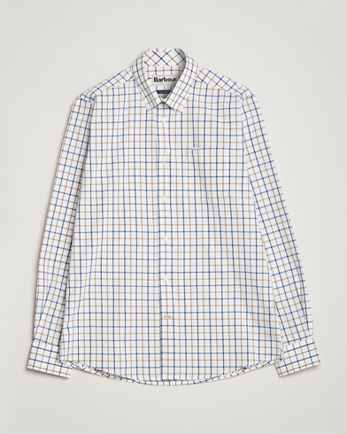 Herre |  | Barbour Lifestyle | Tailored Fit Bradwell Checked Shirt Sandstone