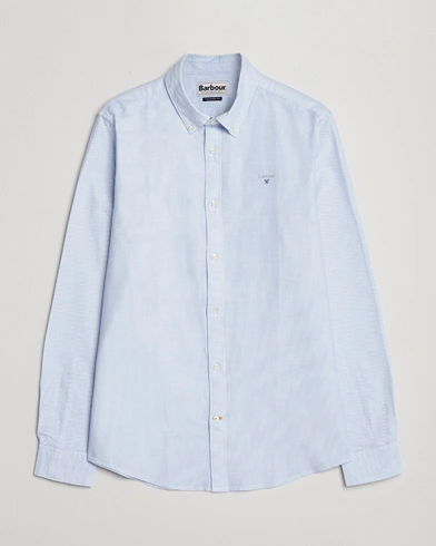 Herre | The Classics of Tomorrow | Barbour Lifestyle | Tailored Fit Striped Oxford 3 Shirt Blue/White