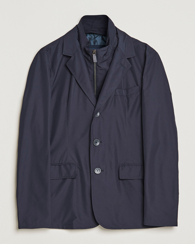 Herre | Formelle jakker | Herno | Nylon Zip Blazer Navy