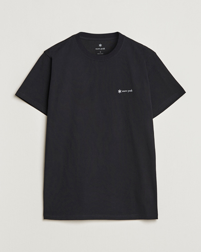 Herre |  | Snow Peak | Organic Cotton Logo T-Shirt Black