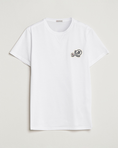 Herre | Hvide t-shirts | Moncler | Double Logo T-Shirt White