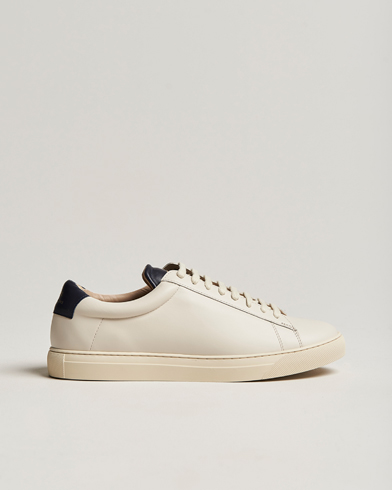 Herre | Sko | Zespà | ZSP4 Nappa Leather Sneakers Off White/Navy