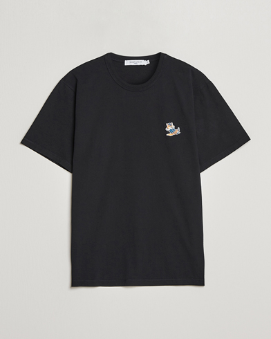 Herre | Sorte t-shirts | Maison Kitsuné | Dressed Fox Patch Tee Black