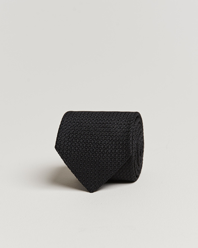Herre | Slips | Amanda Christensen | Silk Grenadine 8 cm Tie Black