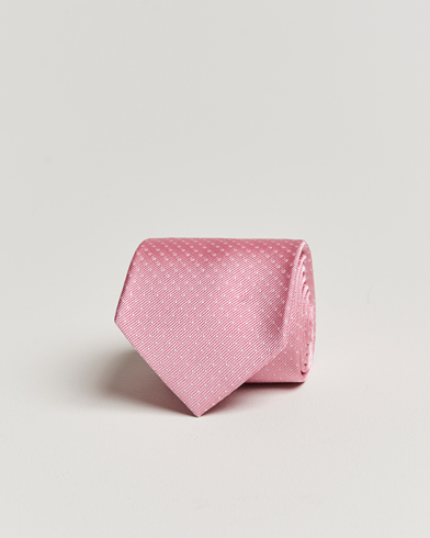 Herre | Tilbehør | Amanda Christensen | Micro Dot Classic Tie 8 cm Pink/White