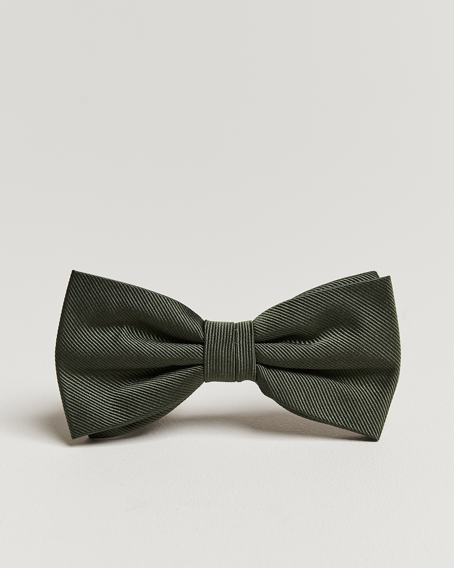 Amanda Christensen Pre Tie Silk Olive – Grøn