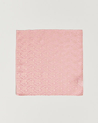 Herre | Lommeklude | Amanda Christensen | Tonal Paisley Silk Pocket Square Powder Pink