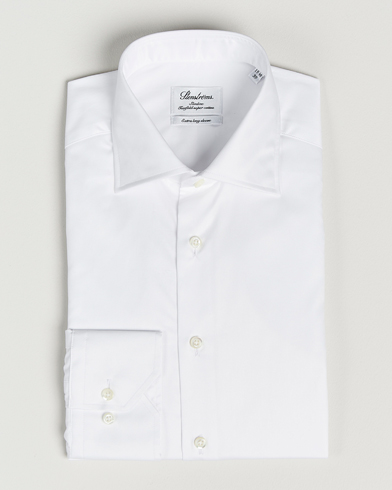 Herre |  | Stenströms | Slimline X-Long Sleeve Shirt White