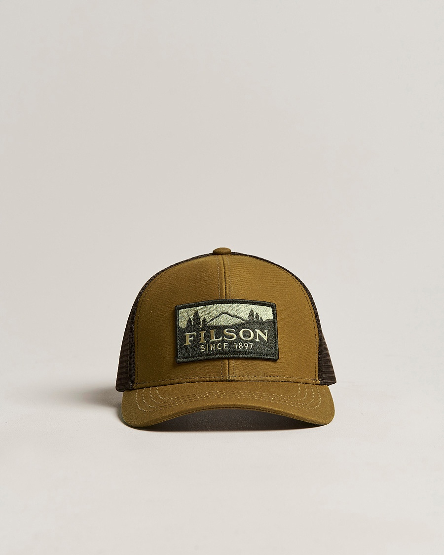 Filson Logger Mesh Cap Dark Tan – Brun