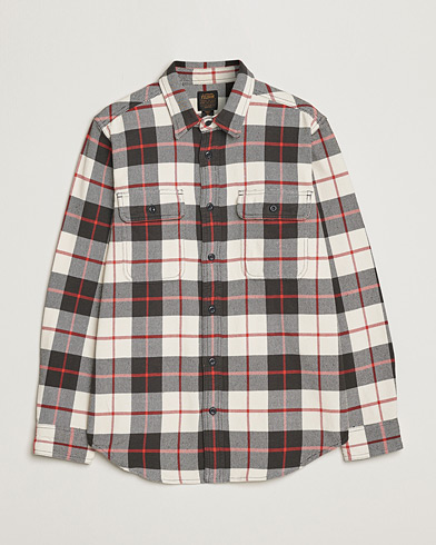 Herre | An overshirt occasion | Filson | Vintage Flannel Work Shirt Natural/Charcoal