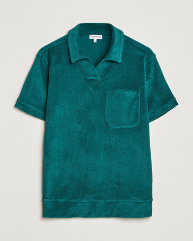 Herre | The Resort Co | The Resort Co | Terry Polo Shirt Emerald Green