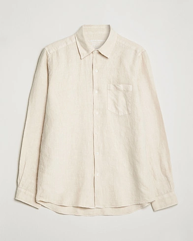 Herre | Contemporary Creators | A Day's March | Abu Linen Shirt Sand