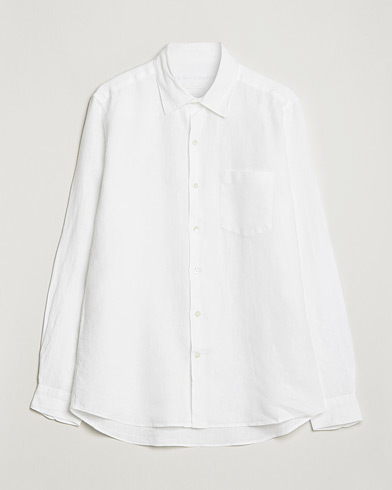 Herre | The linen lifestyle | A Day's March | Abu Linen Shirt White