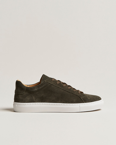 Herre |  | A Day's March | Marching Suede Sneaker Dark Olive