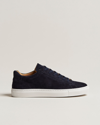Herre | Sko i ruskind | A Day's March | Marching Suede Sneaker Navy