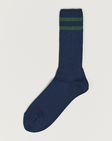 Herre |  | BEAMS PLUS | Schoolboy Socks Navy/Green