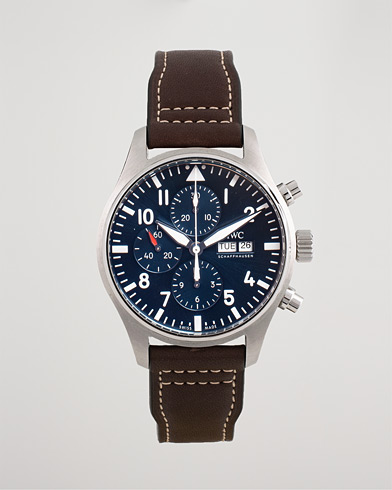 Brugt: |  | IWC Pre-Owned | Le Petit Prince Chronograph IW377714 Steel Blue