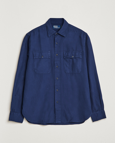 Herre | Shirt Jackets | Polo Ralph Lauren | Cotton Overshirt Newport Navy