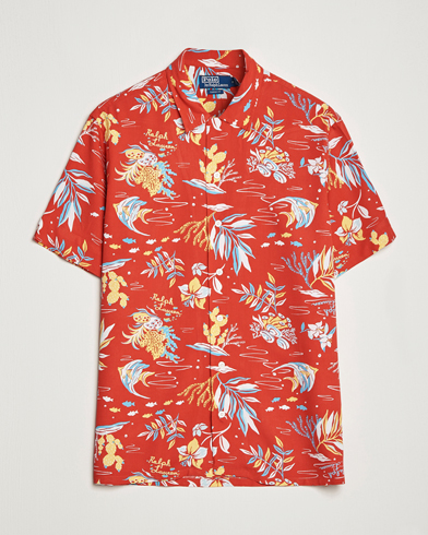 Herre | Kortærmede skjorter | Polo Ralph Lauren | Printed Flower Short Sleeve Shirt Sun Sand Surf